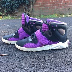 Adidas, purple shoes